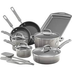 Rachael Ray Classic Brights Cookware Set with lid 14 Parts