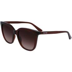 Calvin Klein Women's CK23506S Sunglasses, Brown, Einheitsgröße