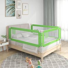 vidaXL Toddler Safety Bed Rail Green 90x25 Baby Cot Bed Protection