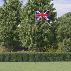 Flagg & Tilbehør vidaXL Storbritannien flag og flagstang