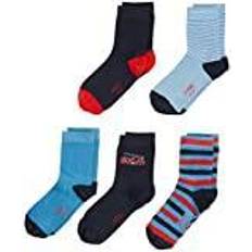 Schiesser Unisex Kindersocken 5er-Pack Feuerwehr mehrfarbig Gr. 27-30