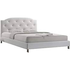 White leather queen beds Compare best prices now