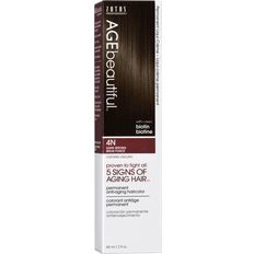 Permanent Liqui-Creme Hair Color Dye, 100% Gray Coverage, 4N Dark Brown