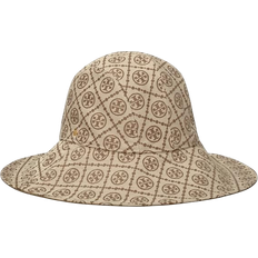 Tory Burch Cotton Headgear Tory Burch T Monogram Reversible Bucket Hat