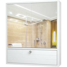 Bathroom Mirror Cabinets Costway Bathroom Double