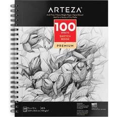Arteza Sketchbook 9x12 100 Sheets of Drawing Paper • Price »