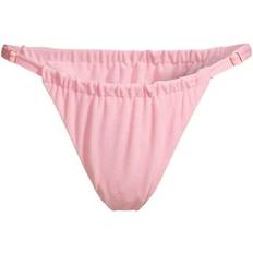 Pink Bikinis WeWoreWhat Adjustable Ruched Bikini Bottom - Baby Pink