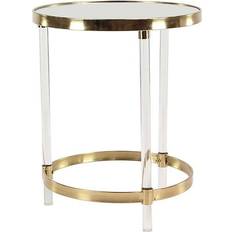 Furniture Litton Lane Harper & Willow Gold Contemporary Small Table