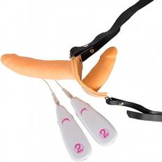 You2Toys Realistic Remote Control Strap-On Duo
