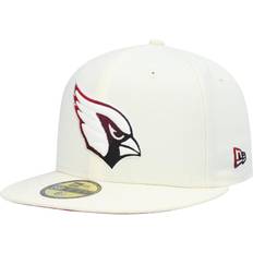 New Era Caps New Era Men's Cream Arizona Cardinals Chrome Dim 59FIFTY Fitted Hat