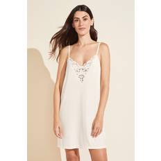 White - Women Negligées eberjey Naya Double-Inset Chemise WHITE