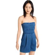 Susana Monaco Stretch Denim Romper