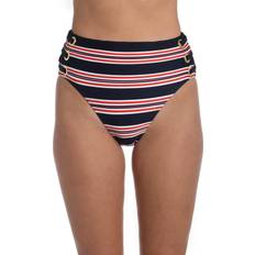 White - Women Bikini Bottoms La Blanca Women's High Waist Swim Bottoms