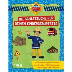 Riva Feuerwehrmann Sam Die Schatzsuche/Schnitzeljagd für deinen Kindergeburtstag