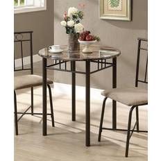 Monarch Specialties I 3045 Cappuccino Bistro Dining Set