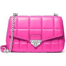 Michael Kors SoHo Large Quilted Leather Shoulder Bag Pink Price