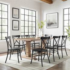 Black Dining Sets Crosley Joanna Collection KF20009RB-MB Dining Set