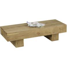 Couchtische reduziert Wohnling LUCCA Massiv-Holz Couchtisch