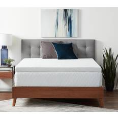 Bamboo Bed Linen Lucid Breathable Mattress Cover White (200.7x147.3)