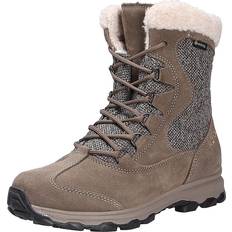 Beige - Damen Trekkingschuhe Meindl Winterstiefel braun