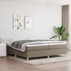 vidaXL Boxspringbett Taupe Rahmenbett