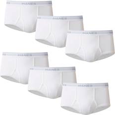 Hanes White Men's Underwear Hanes Men's Tagless Brief 6-Pack White Underwear White