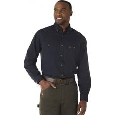 Big and tall work shirts Wrangler Men's Riggs Workwear Solid Twill Work Shirt