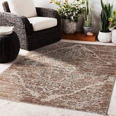 5 7 area rugs Persian Area Rugs Luxe Weavers Blue, Beige, Gray, Stainless Steel, Multicolor, Silver 63x88"