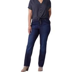 Lee Women Pants & Shorts Lee Women's Stretch Relaxed Fit Straight Leg Jeans