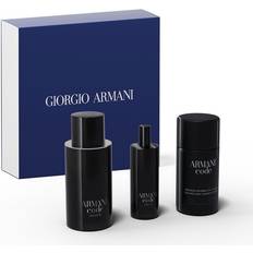 Giorgio Armani Herre Gaveesker Giorgio Armani Code Gift Set EdT 75ml + EdT 15ml + Body Shower 75ml