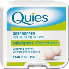 Ørepropper Hørselvern Quies Natural Wax Earplugs 8-pack