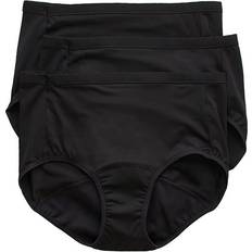 Hanes Comfort, Period. Women's Boyshort Period Underwear, Light Leaks,  Neutrals, 3-Pack