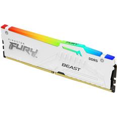 Kingston 32 GB - 6000 MHz - DDR5 RAM Memory Kingston Fury Beast RGB White DDR5 6000MHz 32GB (KF560C40BWA-32)