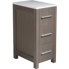 White Tall Bathroom Cabinets Fresca FST6212 Torino