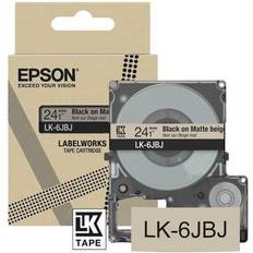 Beige Markeringsteip Epson LK-6JBJ. Product colour: