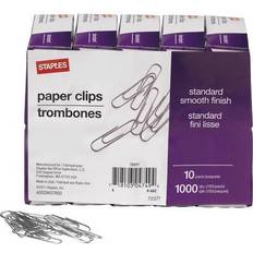 Staples Paper Clips & Magnets Staples #1 Paper Clips Smooth 1 000/Pack 472480