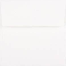 JAM 5.5 x 5.5 Square Envelopes, Black Linen, 25/Pack 