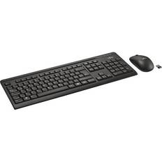 Fujitsu Trådløs Tastaturer Fujitsu Wireless LX410 Tastatur-und-Maus-Set