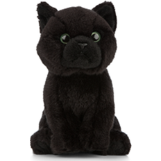 Living Nature Soft Toy Stofftier Bombay Babykatze, schwarz 16cm