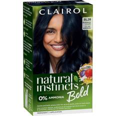 Black Semi-Permanent Hair Dyes Natural Instincts Bold Permanent Hair Color BL28 Blue Black Colibri 1 Kit