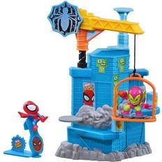 Marvel Stunt Squad Spider-Man vs. Green Goblin Crane Smash Playset