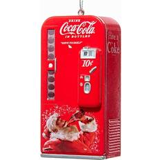Interior Details Kurt Adler Coca-Cola Soft Drink Dispenser Multicolor Christmas Tree Ornament 3.7"
