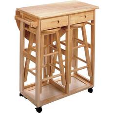 Space saver dining table Winsome Wood Burnett Space Saver Dining Set