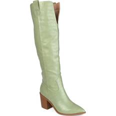 Green High Boots Journee Collection Women Therese Boots Women Shoes
