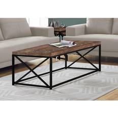 Brown Coffee Tables Monarch Specialties Modern Coffee Table