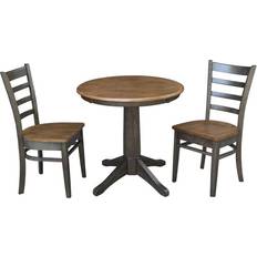 Green Dining Sets International Concepts 30" Corla Round Top Dining Set