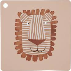 Spisebrikker OYOY mini placemat Lobo Lion