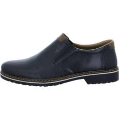 Rieker Men Low Shoes Rieker Men's Loafers, Black Schwarz Mogano