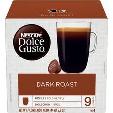 Nescafé Dolce Gusto Coffee Nescafé Dolce Gusto Coffee Capsules, Dark Roast, 5.2 oz, 16/Box 33916