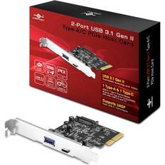 Vantec 2-Port USB 3.1 Gen II Type-A/C PCIe Host Card UGT-PC371AC